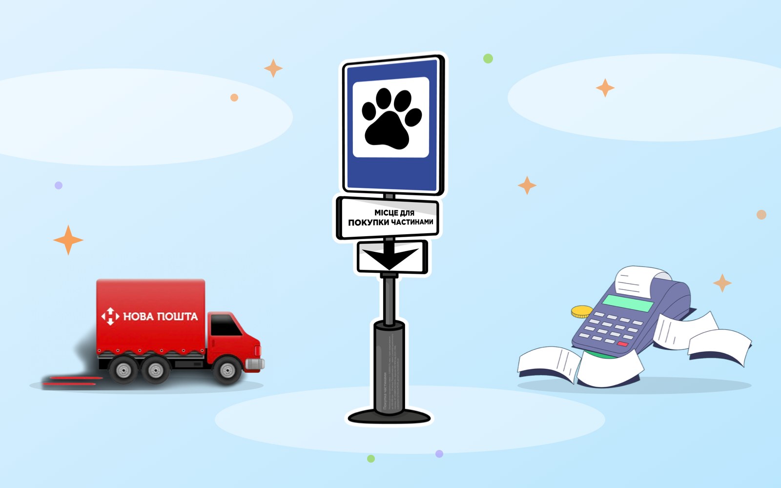 Доставка й оплата ECO STAND — Нова Пошта, картка, monobank