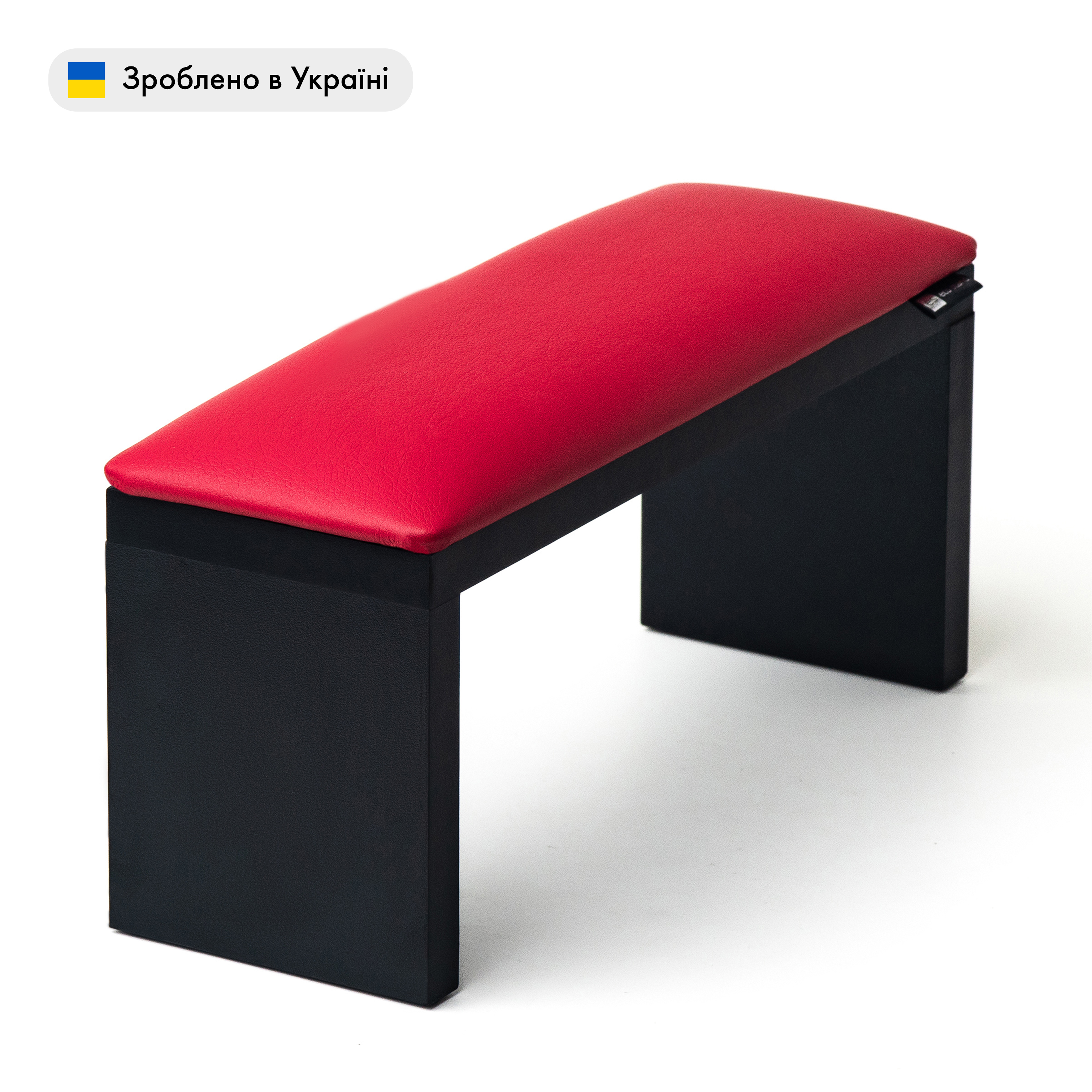 ECO STAND WOOD Чорний/червоний — Підставка на дерев'яних ніжках — ракурс 2