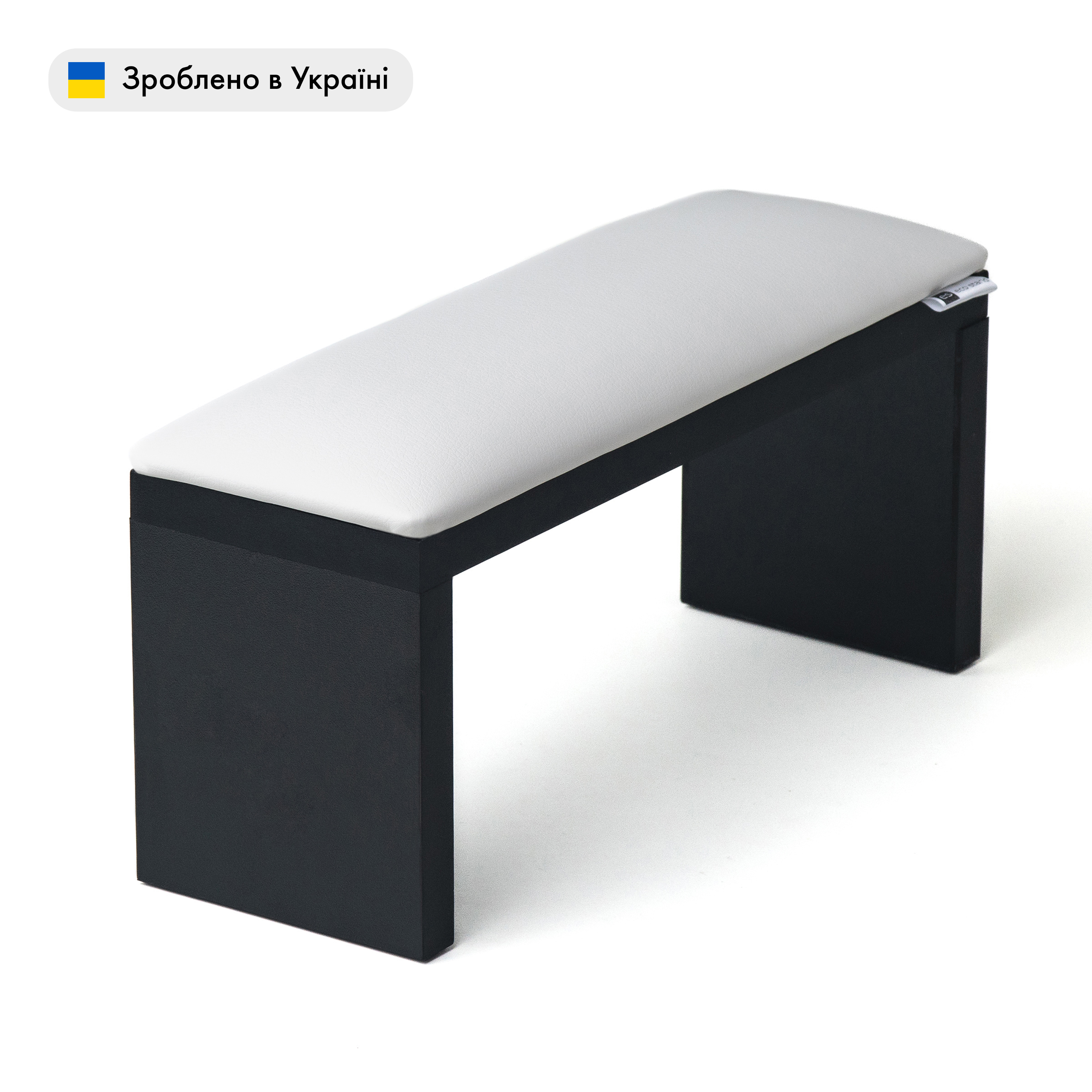 ECO STAND WOOD Чорний/білий — Підставка на дерев'яних ніжках — ракурс 2