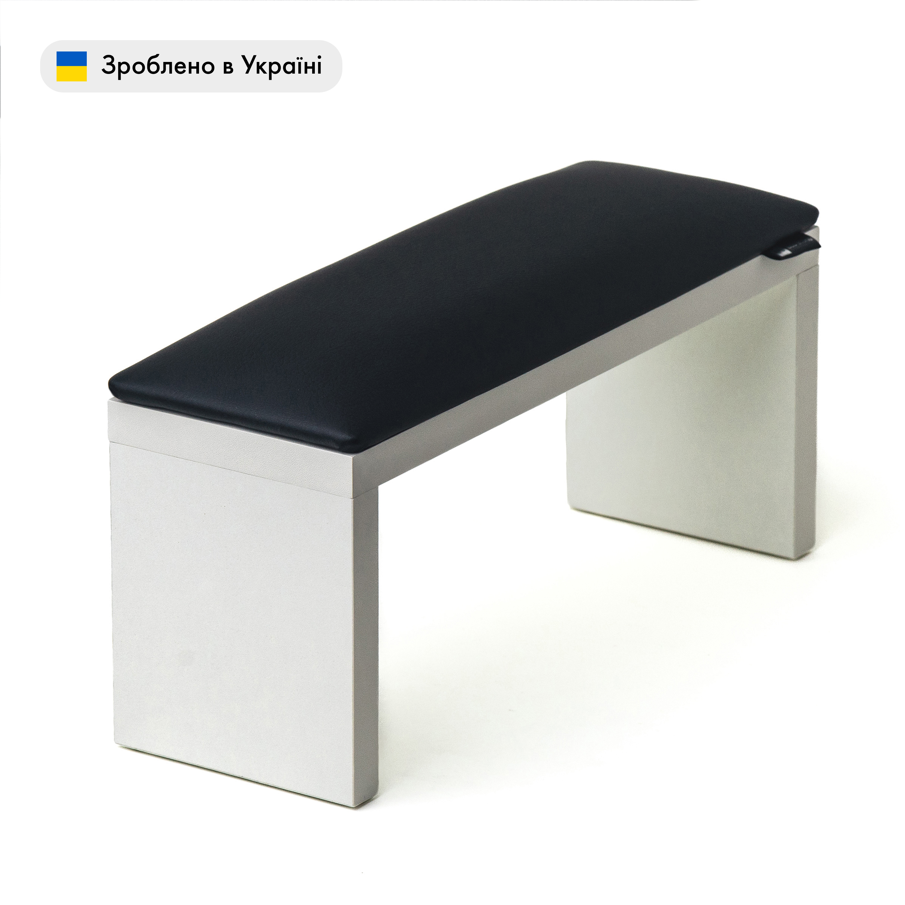ECO STAND WOOD Білий/чорний — Підставка на дерев'яних ніжках — ракурс 2