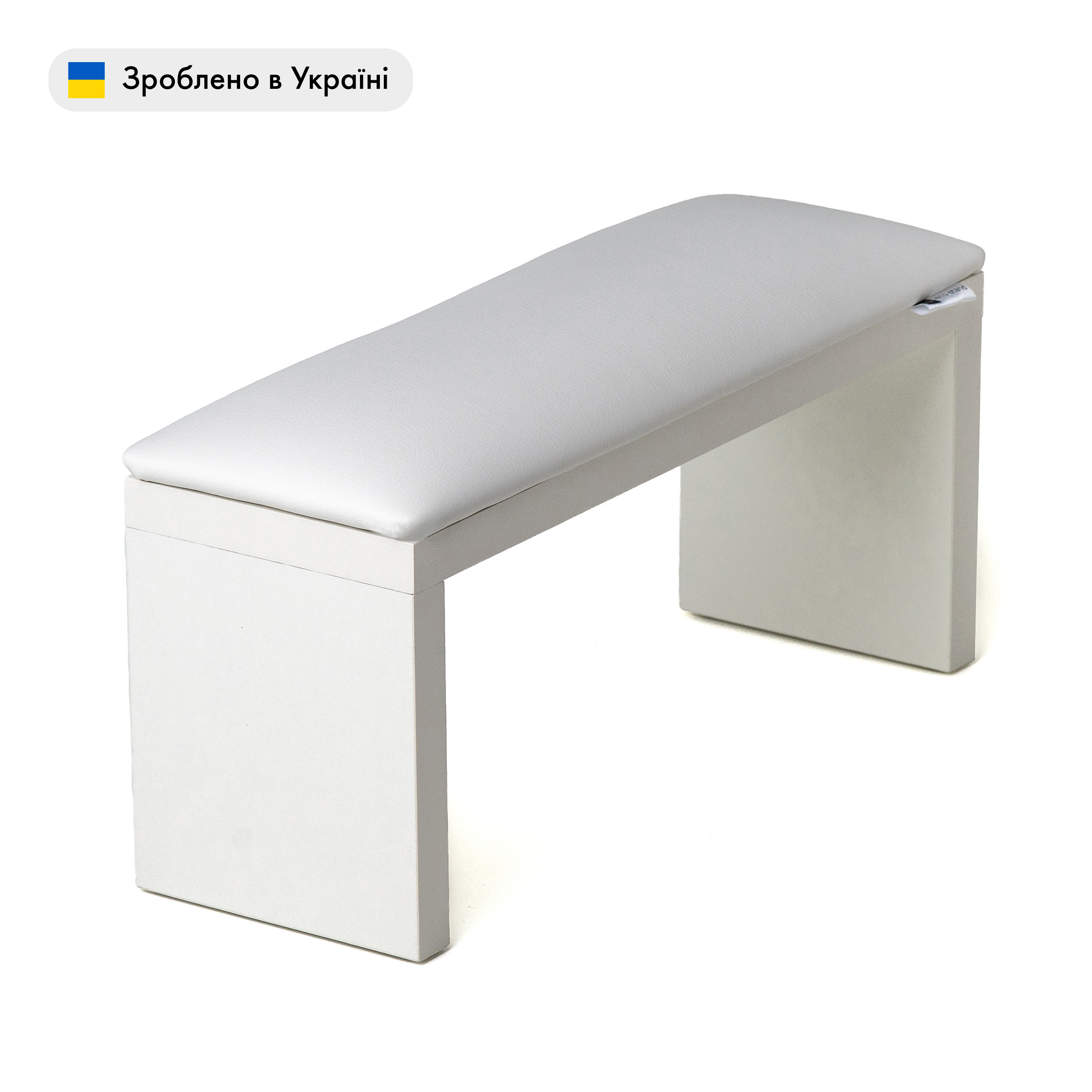ECO STAND WOOD Білий/білий — Підставка на дерев'яних ніжках — ракурс 2